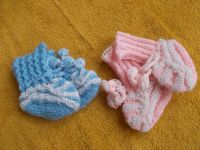 Schuhe Strampelschuhe Baby NEU gestrickt Handmade Babysöckchen Sachsen-Anhalt - Freyburg (Unstrut) Vorschau