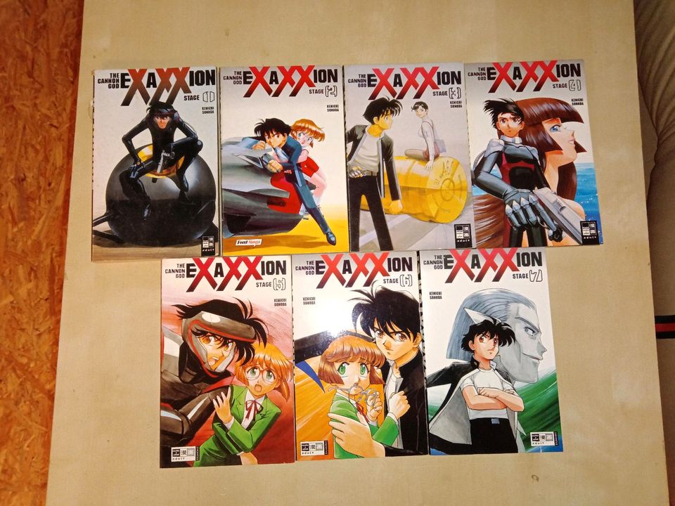 Exaxxion 1-7 Kenichi Sonoda Manga in Steinbergkirche