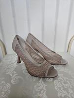 Pumps beige Glitzer Niedersachsen - Molbergen Vorschau