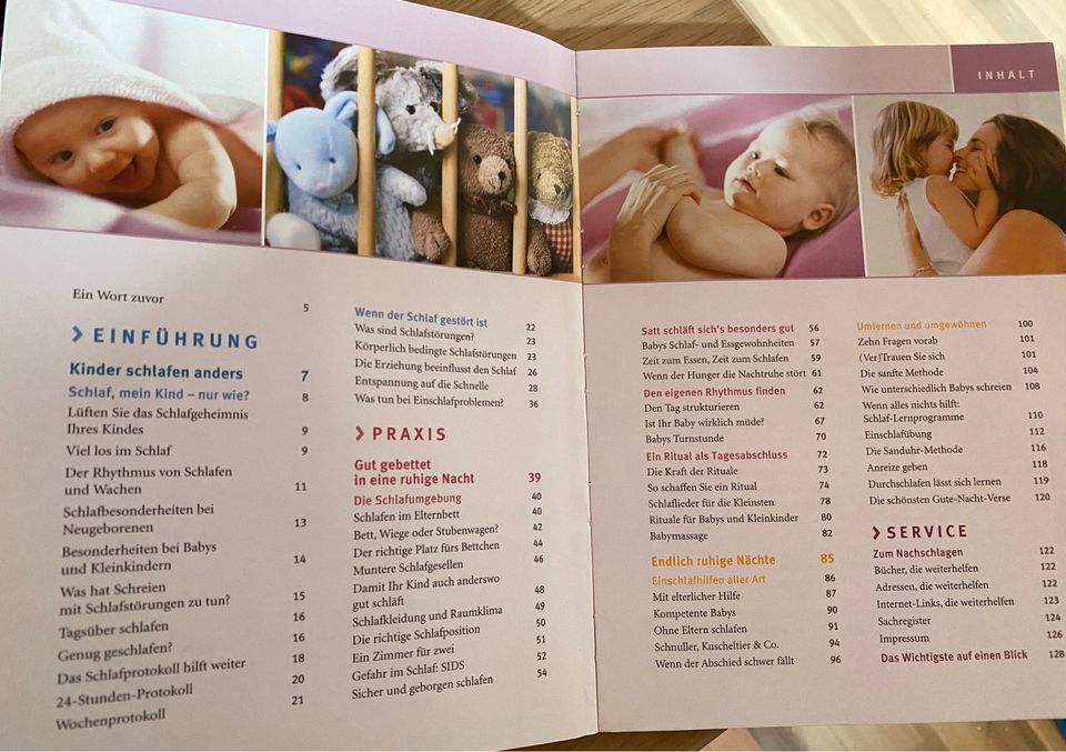 Zwei Baby Bücher Schlaf + Krankheit in Neuburg am Rhein