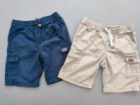 Yigga Ernstings Shorts blau beige Cargoshort 146 Harburg - Hamburg Fischbek Vorschau