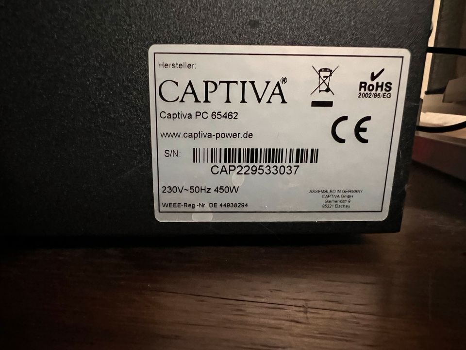 CAPTIVA Gaming PC R65-462 + Versicherung in Berlin