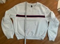Weißes Sweatshirt Divided H&M S mit Streifen blau rot Bayern - Bruckmühl Vorschau