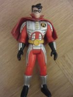 Actionfigur Spielfigur rot Umhang Maske DC Comics Robin Hessen - Mörfelden-Walldorf Vorschau