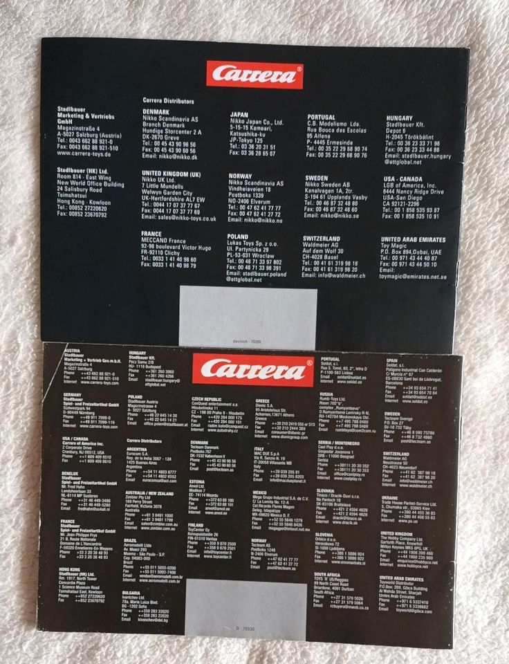 2 Carrera Kataloge 2002 & 2009-2010 in Herdecke