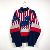 Vintage USA Fleece Half Zip Sweater Gr.XL 90er 90s y2k Retro Nordrhein-Westfalen - Gronau (Westfalen) Vorschau
