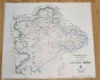 Topographische Karte des Kreises Muelheim Mühlheim Cöln 1863 Nordrhein-Westfalen - Bergisch Gladbach Vorschau