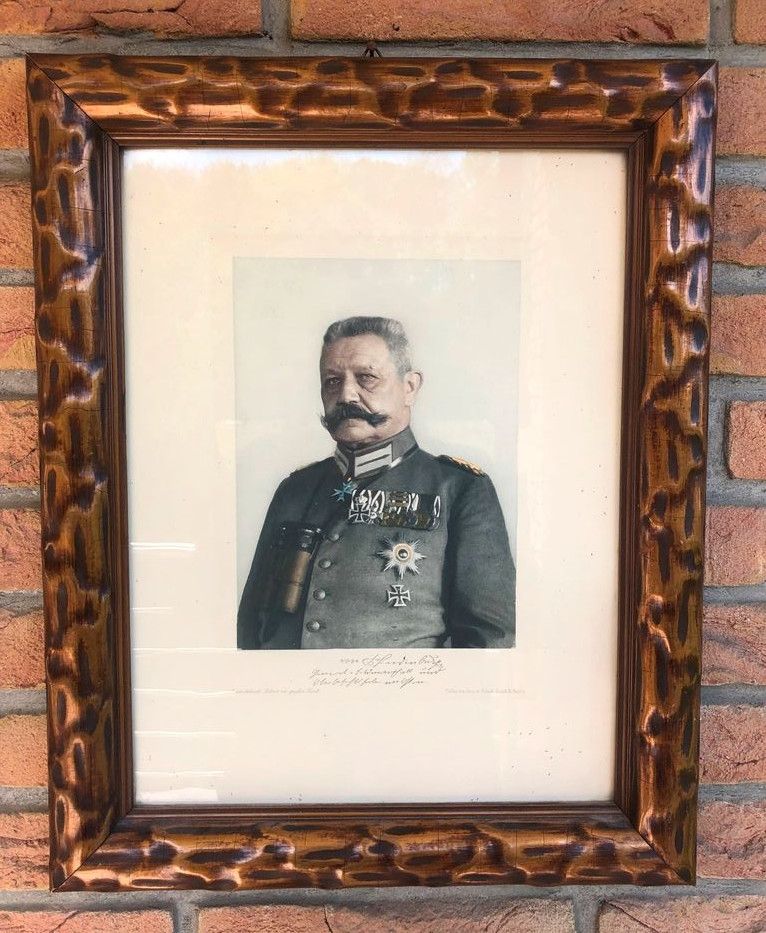 Paul von Hindenburg - Heliogravüre in Fröndenberg (Ruhr)