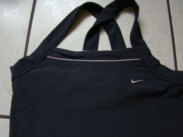 NIKE Sport Dri Fit Tank TOP Shirt grau Damen 38 M Fitness Laufen in Menden