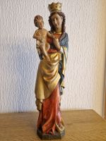 Maria und Jesus Holz-Figur Hand geschnitzt und bemalt von R.Geiz Nordrhein-Westfalen - Arnsberg Vorschau