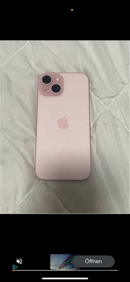 iPhone 15 pink 128gb mit Ovp + Rechnung in Dormagen