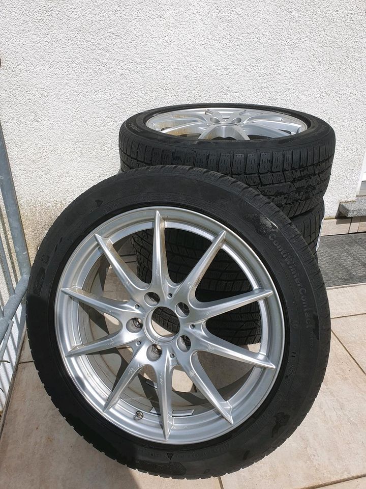 17"Zoll Winterräder Mercedes-Benz mit Continental Winterbereifung in Fürth