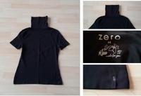 ZERO schwarzer Pullover schwarz Rollkragen T-Shirt L XL 42 44 Bayern - Bad Kissingen Vorschau