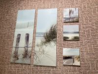 hochwertiges Glasbild Set 5-teilig Deko Meer/Küste/Strand Sachsen-Anhalt - Klötze Vorschau