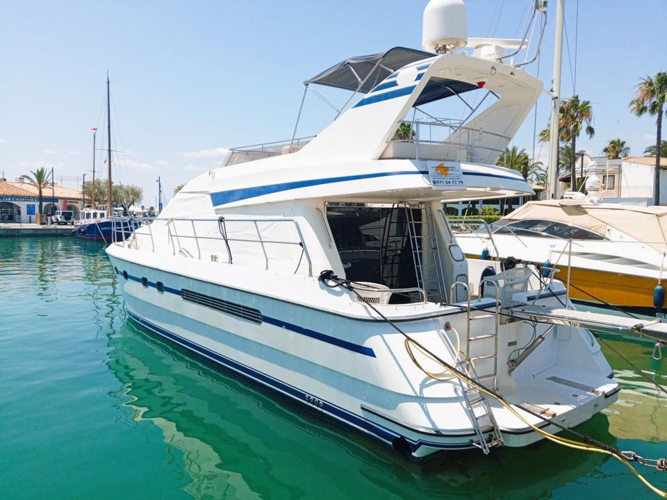 17m Motoryacht Flybridge Yacht Boot Tausch Mallorca Spanien Spain in Darmstadt