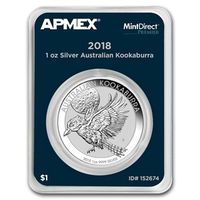 Silbermünze 1 oz Apmex Mint direct Kookaburra 2018 Hessen - Edermünde Vorschau