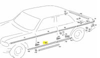 Mercedes W123 Zierstab Tür Vorne Links A1236981180 Hessen - Obertshausen Vorschau