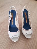 Sandalen, Damen Schuhe gr. 35 weiß Blau Rot Münster (Westfalen) - Coerde Vorschau