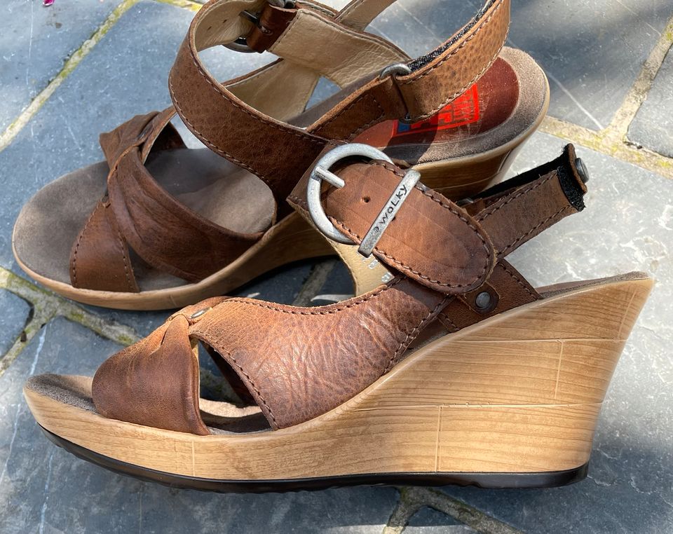 Wolky Sandalen Ixia 2*Gr. 39*Cognac peach in Nordrhein-Westfalen -  Eschweiler | eBay Kleinanzeigen ist jetzt Kleinanzeigen