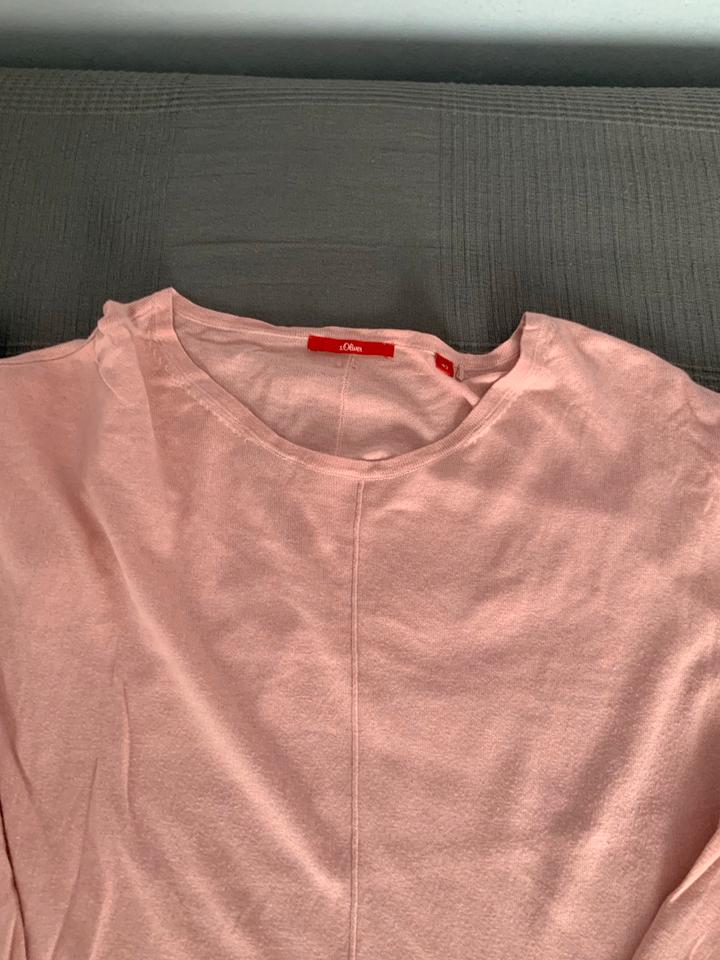 S. Oliver Shirtpullover grau oder rosa 42 Viskose wie neu in Gütersloh