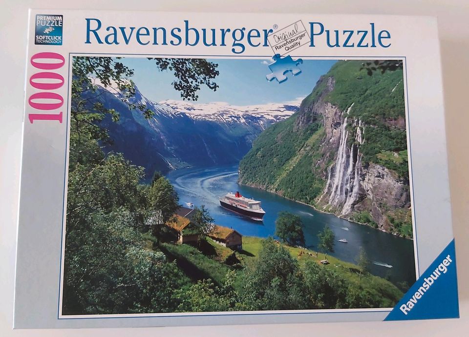 Puzzle Ravensburger 1000 Teile Oslo Fjord Norwegen in Düsseldorf