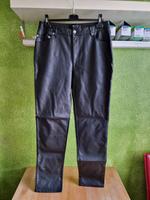 Lederhose Kunstleder Asos schwarz gerade Beine Dresden - Gorbitz-Süd Vorschau