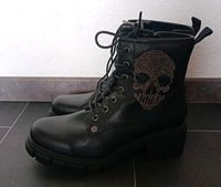 EMP Boots,Gr. 40, Skull, Totenkopf, Stiefel, Schuhe , OVP Niedersachsen - Bad Zwischenahn Vorschau