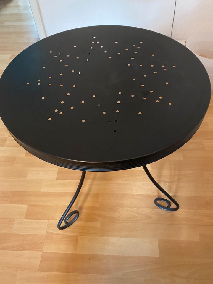 Ikea Beistelltisch / Nachttisch schwarz Metall in Dortmund