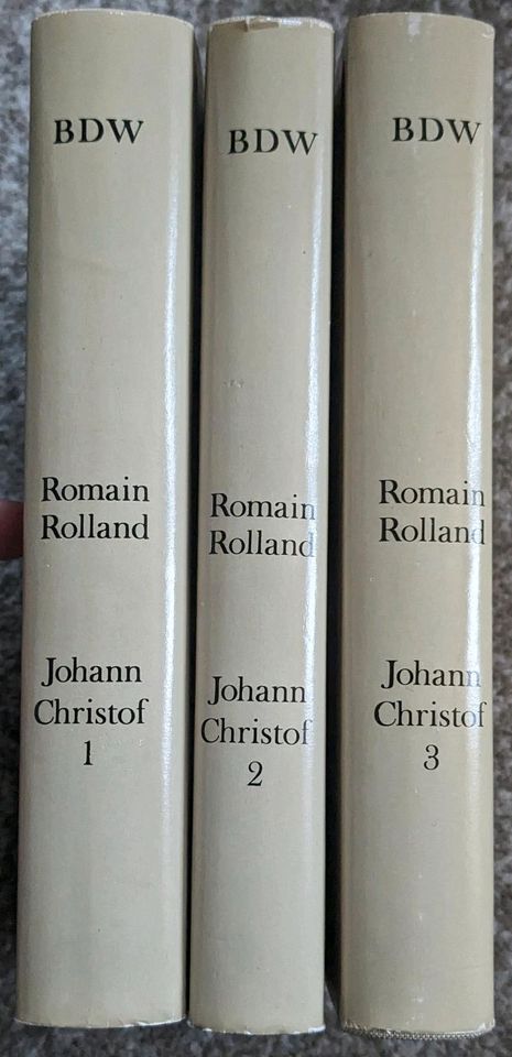 Romain Rolland, Johann Christof 3 Bände, Bücher in Schaafheim