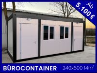 Bürocontainer | Wohncontainer | Container | Baucontainer | Lagercontainer | Gartencontainer | Containerhaus | TEILWEISE SOFORT VERFÜGBAR 240x600 Essen - Essen-Stadtmitte Vorschau