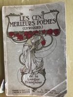 Buch livre Roman recueil les cent meilleurs poèmes LYRIQUES Niedersachsen - Göttingen Vorschau