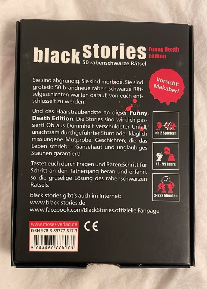 Black Stories • Kartenspiel • Spiel in Speyer