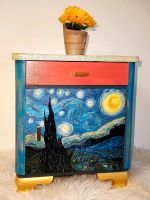 Handbemalter Upcycling- Van Gogh Nachtschrank Freiburg im Breisgau - Altstadt Vorschau