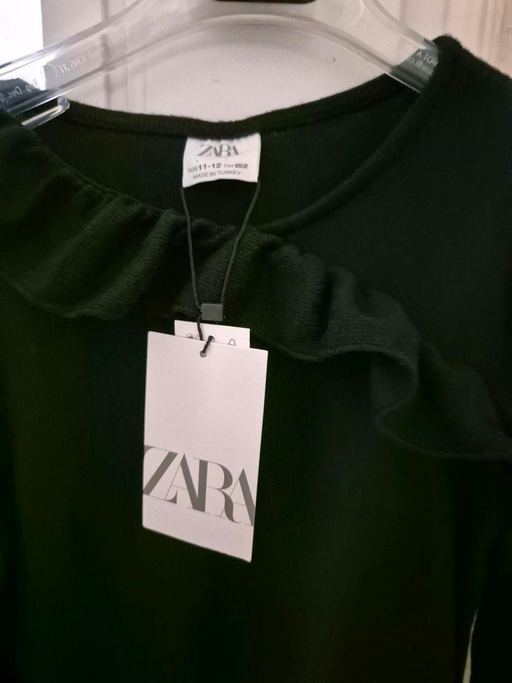 Zara leichter Pullover schwarz neu 152 in Elsdorf