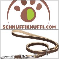 Knuffelwuff  Nubuk-Echtleder Hundeleine Orland braun/beige Hessen - Calden Vorschau
