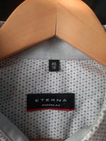 Eterna Modern Fit Herren Hemd Größe 46 (18) grau / hellrot Bayern - Schiltberg Vorschau