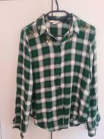Bluse mit Karomuster und Applikationen H&M – Größe 40, M-L Bayern - Augsburg Vorschau