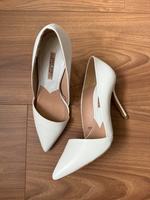 Zara High Heels weiß Größe 40 München - Sendling-Westpark Vorschau