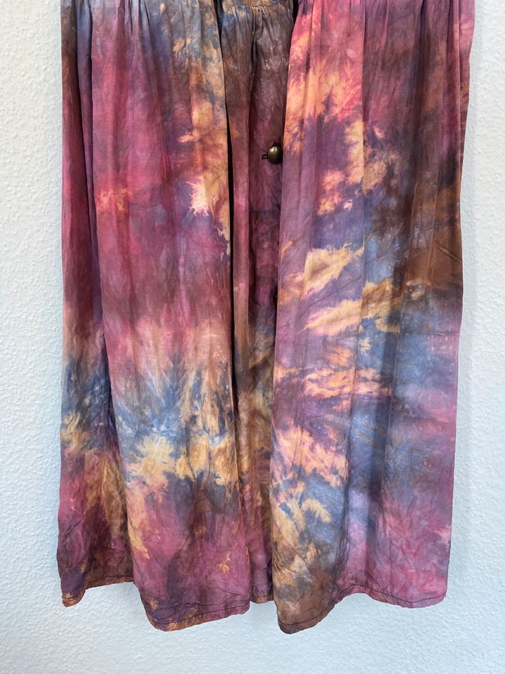 Batik handgefärbte Kunstwerk Kleid 90er Brazil Gr. L Hippie Boho in Berlin