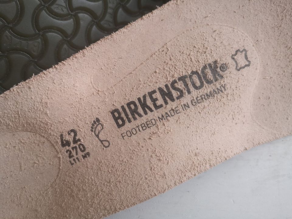 Damen Schuhe Schnürer  BIRKENSTOCK Dundee Gr 42 taupe/beige Leder in Erkrath