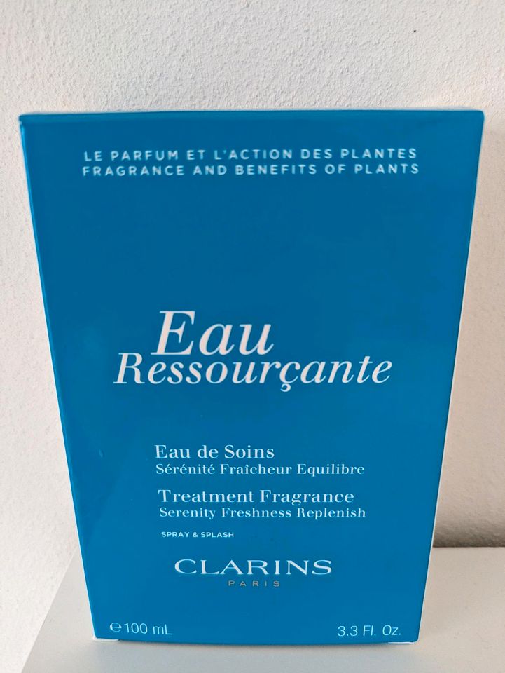 NEU&OVP! CLARINS 100mlEau Ressourçante-Beruhigender Aromaduft in Balingen