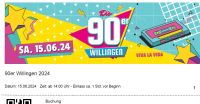 1 x 90er Party Willingen 15.06.2024 Nordrhein-Westfalen - Schmallenberg Vorschau