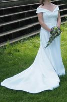 Brautkleid Hochzeitskleid weiß mit Schleppe Nordrhein-Westfalen - Weeze Vorschau