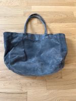 Shopper Tasche Wildleder grau Ledertasche Köln - Riehl Vorschau