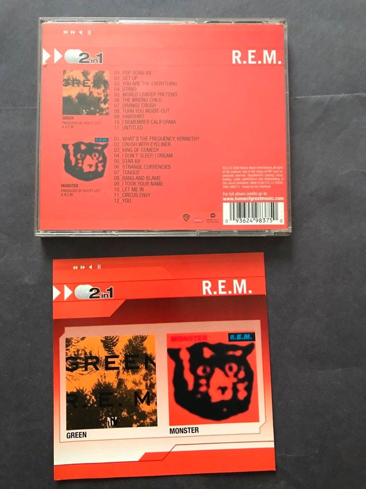 R.E.M. – Monster / Green 2CD in Neuss