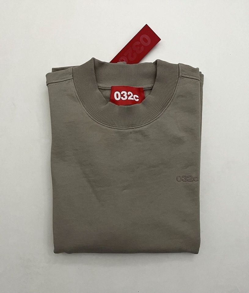 032c T-Shirt Heavy L Greyish Beige Sweat Urban Streetwear in Berlin