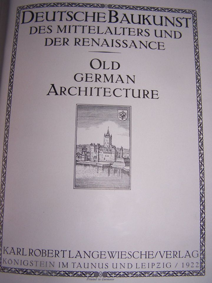 Alte Deutsche Baukunst von 1922 in Kirchenlamitz