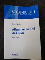 Allgemeiner Teil des BGB Brox Walker 39. Auflage Eimsbüttel - Hamburg Stellingen Vorschau
