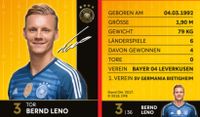 DFB Rewe Sammelkarte WM 2018 Nr. 3 Bernd Leno Baden-Württemberg - Eppelheim Vorschau