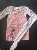 Disney Bambi Latzrock/Latzkleid Cord mit Strumphose und Shirt Bergedorf - Hamburg Lohbrügge Vorschau